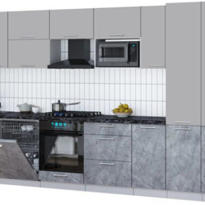 Кухонный гарнитур Мила Gloss 3.6-ПМ2 21век