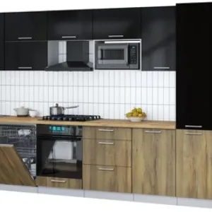 Кухонный гарнитур Мила Gloss 3.7-ПМ2 21век