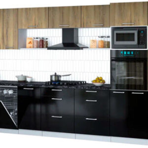 Кухонный гарнитур Мила Gloss 3.7-ПМ3 21век