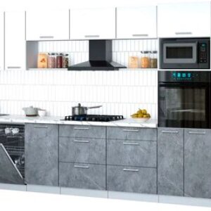 Кухонный гарнитур Мила Gloss 3.7-ПМ3 21век