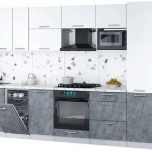 Кухонный гарнитур Мила Gloss 3.7-ПМ4 21век