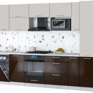 Кухонный гарнитур Мила Gloss 3.8-ПМ4 21век