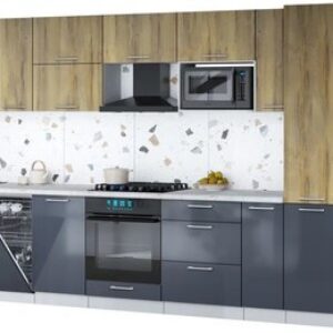 Кухонный гарнитур Мила Gloss 3.8-ПМ4 21век