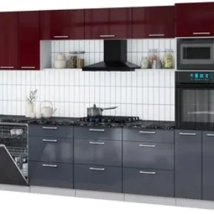 Кухонный гарнитур Мила Gloss 3.9-ПМ1 21век