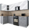 Кухонный гарнитур Мила Gloss 60-12x27 21век