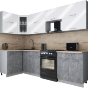 Кухонный гарнитур Мила Gloss 60-12x27 21век