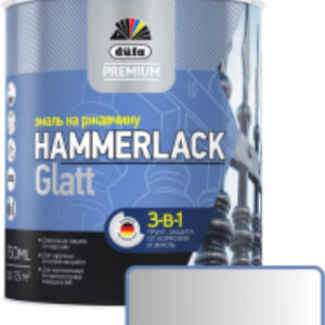 Эмаль Hammerlack на ржавчину гладкая RAL9006 21век