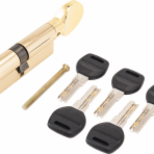 Цилиндровый механизм замка HD FG 90-5K BP вертушка перфорированный ключ 21век