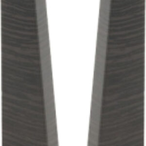 Заглушка для плинтуса Hi Line Prestige М200 Венге темный Матовый 21век