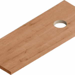 Столешница для тумбы в ванную HPL 38 / CHPL38T1195458C1R 21век