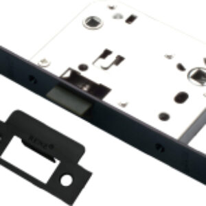 Защелка врезная INLB 2070 plastic Black с пластиковым язычком 21век