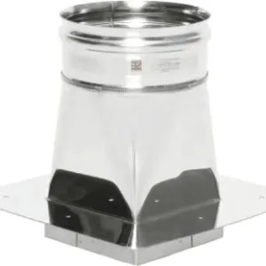 Переходник для дымохода ППKM-Р (М) D 200/430 1.0 L 130/260/H 250 21век