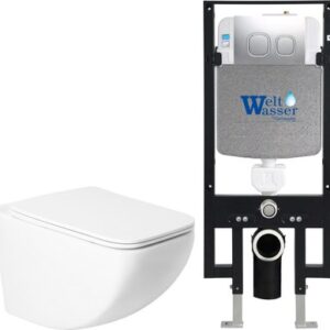 Унитаз подвесной с инсталляцией KW-99048 + 497 + RD-CR 21век