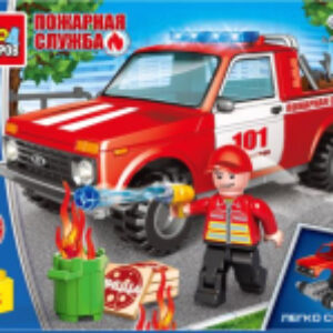 Конструктор Пожарная Lada 4x4 Пикап / 3636-KK 21век