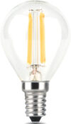 Лампа Filament Шар 9W 710lm 4100К Е14 / 105801209 21век