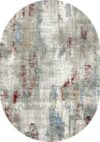 Коврик Leda B467F-TERRA-BURGUNDY-OVAL 21век