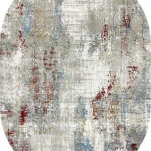 Коврик Leda B467F-TERRA-BURGUNDY-OVAL 21век