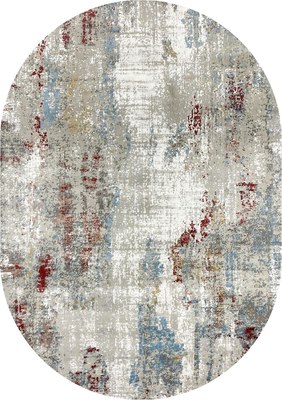 Коврик Leda B467F-TERRA-BURGUNDY-OVAL 21век