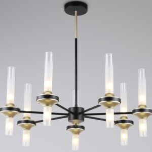 Люстра LH55353/14 BK/CGD/CL 21век