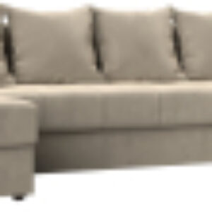 Диван П-образный Дубай полки слева 21век