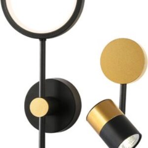 Бра LineTech FL51602/3 BK/GD 21век