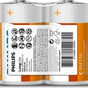 Комплект батареек Longlife Zinc D R20L2F 21век