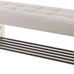 Банкетка Lux 5 ткань с полкой / 5.2Б120332 21век