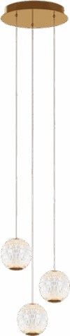 Люстра Modern MOD293PL-L18BS3K 21век