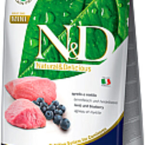 Сухой корм для собак N&D Grain Free Lamb & Blueberry Adult Mini 21век