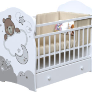 Детская кроватка New Teodoro маятник и ящик 21век