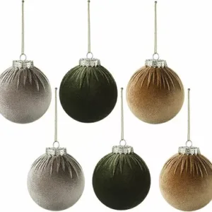 Набор шаров новогодних New Year Essential Velvet Christmas / TK24-NY_DEC0011 21век