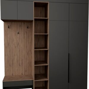 Секция в прихожую Рэй P257-B6-2-WKW В6-2 21век