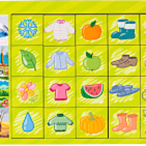 Развивающая игра Логические цепочки. Времена года / PE720-15 21век