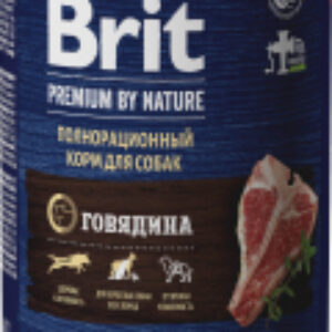 Влажный корм для собак Premium by Nature с говядиной / 5051120 21век