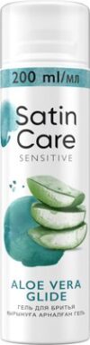 Гель для бритья Satin Care Алоэ вера для чувствительной кожи 21век