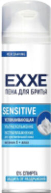Пена для бритья Silk Sensitive С алоэ и витамином Е Успокаивающий 21век