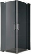 Душевой уголок SLIDER-A-2-100/110-GRIGIO-Cr 21век