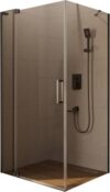 Душевой уголок SLIDER-AH-1-80-80/90-BR-GM 21век