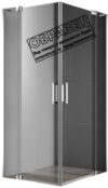 Душевой уголок SLIDER-AH-2-80/90-100/110-GRIGIO-BORO 21век