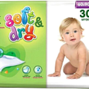 Набор пеленок одноразовых детских Soft & Dry 60x60 21век