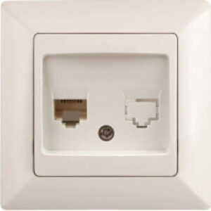 Розетка Solo 4-303-02 RJ45 / Б0043383 21век