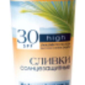 Сливки солнцезащитные Солярис Водостойкие SPF30 21век