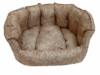 Лежанка для животных Ракушка Амелия - песочная / stm 605 21век