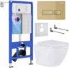 Унитаз подвесной с инсталляцией StounFix Dual Fresh 968049 21век