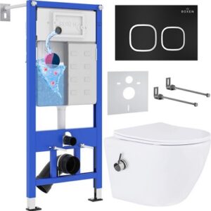 Унитаз подвесной с инсталляцией StounFix Slim 938621 21век