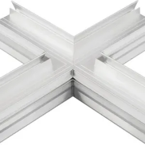 Коннектор для профиля для светодиодной ленты STRETCH-S-50-CEIL-CENTER-X90 крестовой / 046879 21век