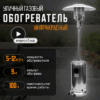 Уличный инфракрасный газовый обогреватель PH01-SS 21век