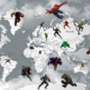 Фотообои листовые Superhero 1 21век
