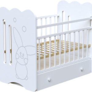 Детская кроватка Sweet Rabbit маятник-ящик 21век