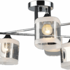 Потолочный светильник SX-N-2185/6 BK+CH 21век